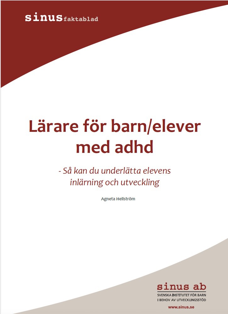 Lärare för barn och elever med adhd